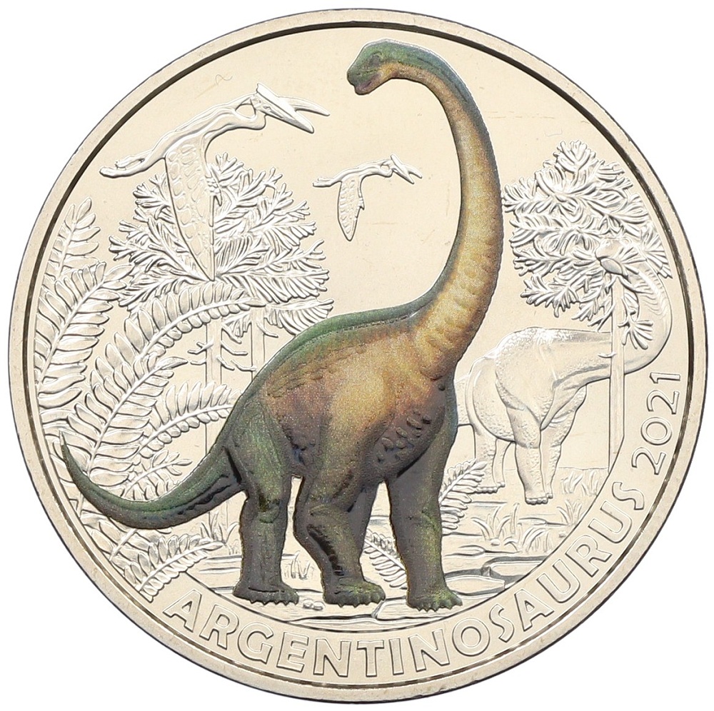 3 евро 2021 года Австрия «Супер динозавры — Аргентинозавр» — Фото №1