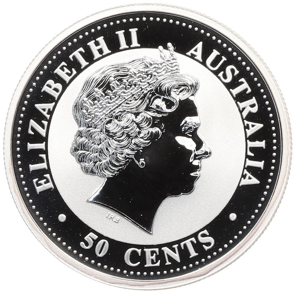 50 центов 2005 года Австралия «Китайский гороскоп — Год петуха» — Фото №2