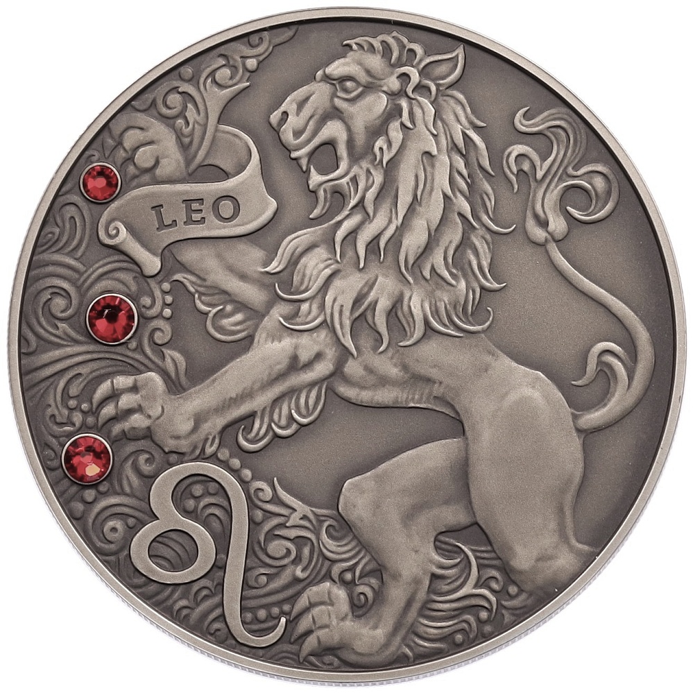20 рублей 2015 года Белоруссия «Знаки зодиака — Лев» — Фото №1