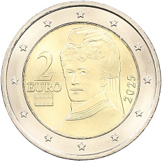 2 евро 2025 года Австрия — Фото №1