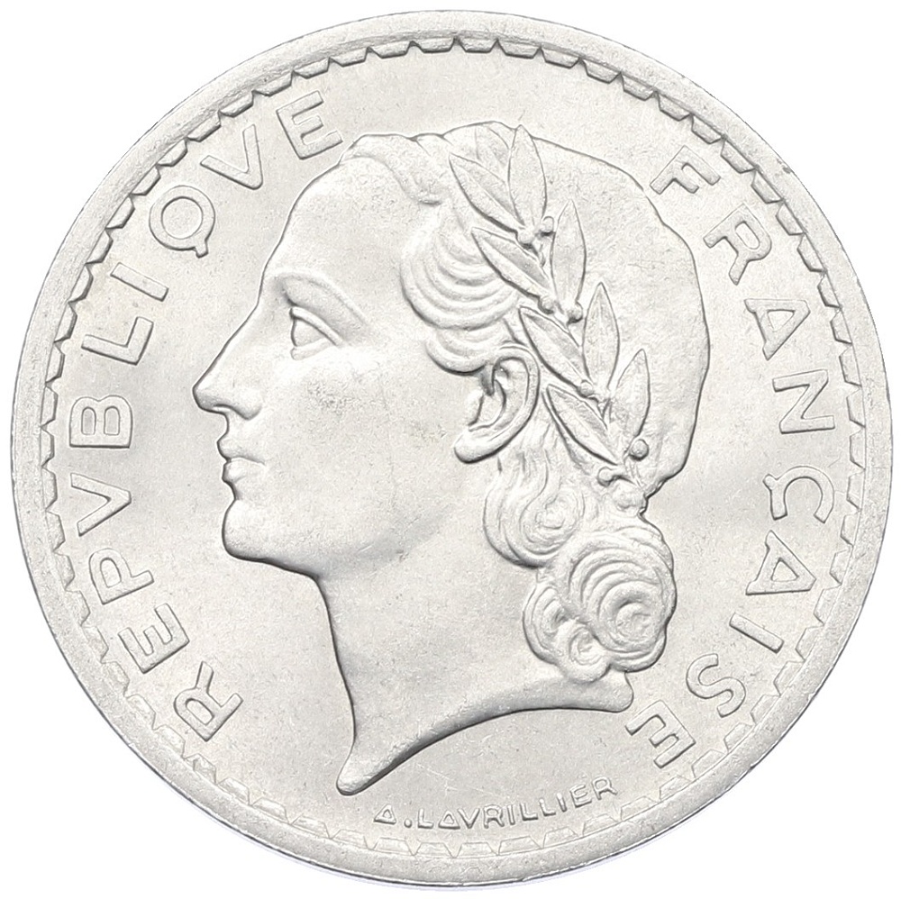 5 франков 1949 года Франция — Фото №2