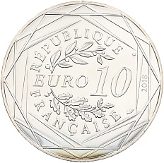 10 евро 2018 года Франция «Микки Маус и Франция — Овернь» — Фото №2