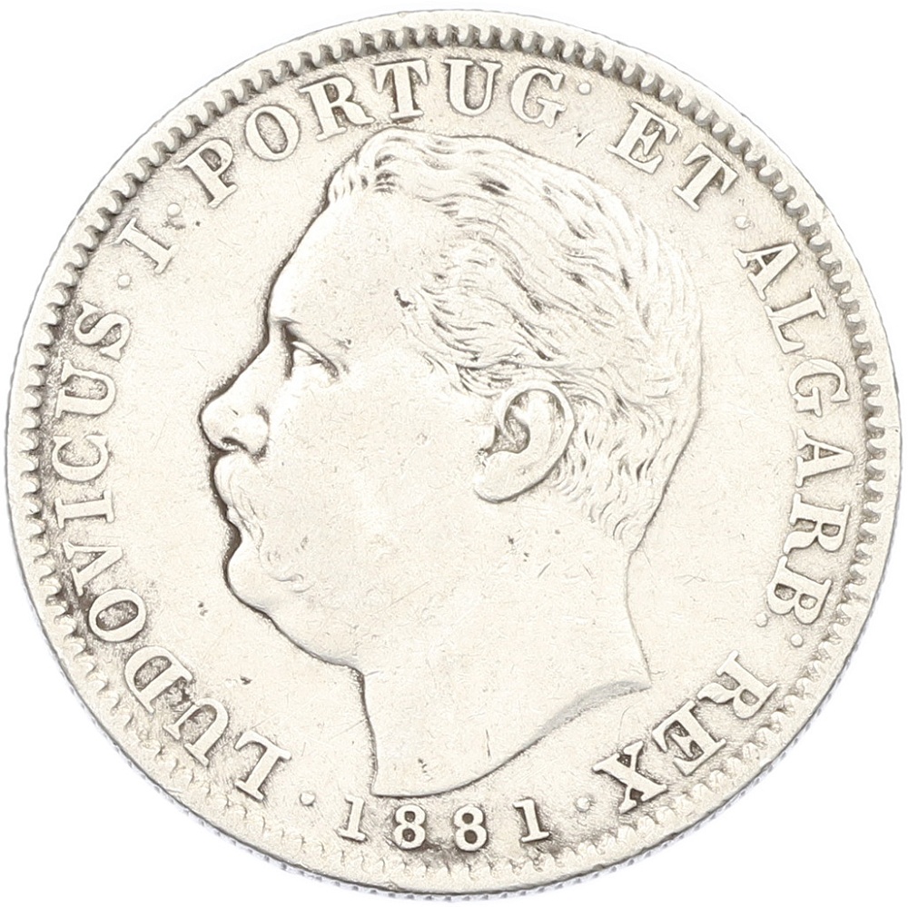 1 рупия 1881 года Португальская Индия — Фото №1