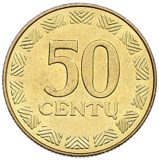 50 центов 2000 года Литва — Фото №2