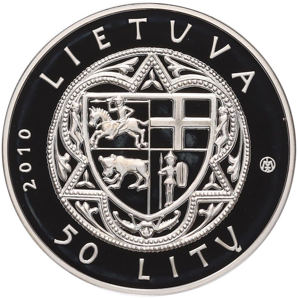 50 лит 2010 года Литва «600 лет Грюнвальдской битве» — Фото №2