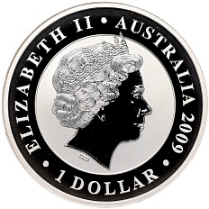 1 доллар 2009 года Австралия «Австралийская коала» — Фото №2