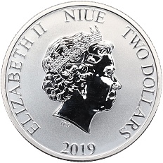 2 доллара 2019 года Ниуэ «25 лет мультфильму Король Лев» — Фото №2