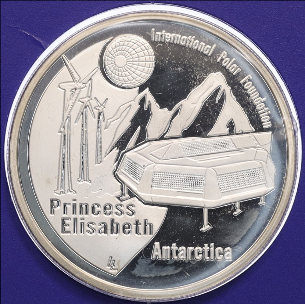 10 евро 2007 года Бельгия «Международный полярный год» — Фото №1
