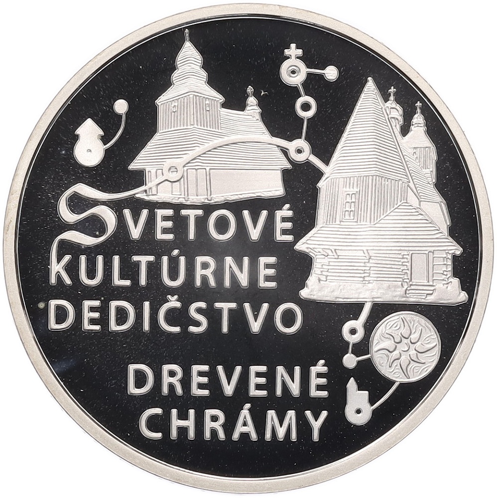 10 евро 2010 года Словакия «Деревянные церкви словацких Карпат» — Фото №1