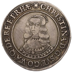 1/2 риксдалера 1642 года Швеция (Королева Кристина) — Фото №1