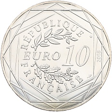 10 евро 2018 года Франция «Микки Маус и Франция — Ла-Рошель» — Фото №2