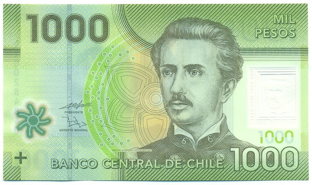 1000 песо 2011 года Чили — Фото №1