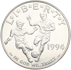 1 доллар 1994 года D США «Чемпионат мира по футболу 1994» — Фото №1
