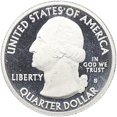 1/4 доллара (25 центов) 2012 года S США «Национальные парки — №15 Национальный парк Денали» — Фото №2