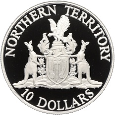 10 долларов 1992 года Австралия «Северная территория» — Фото №1