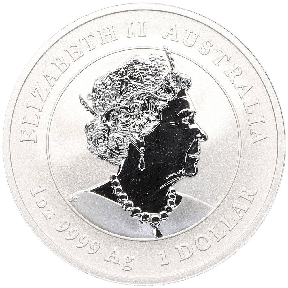 1 доллар 2020 года Австралия «Китайский гороскоп — Год мыши» — Фото №2