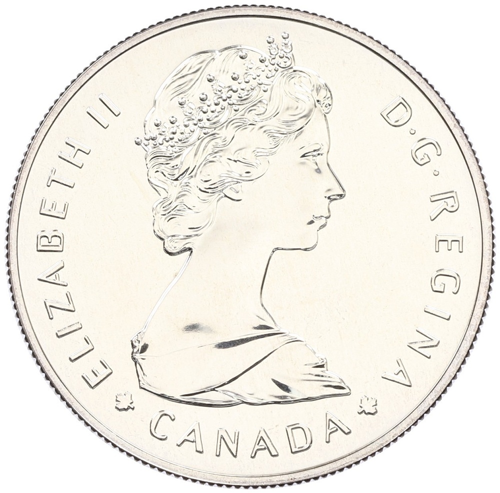 1 доллар 1985 года Канада «100 лет Национальным паркам» — Фото №2