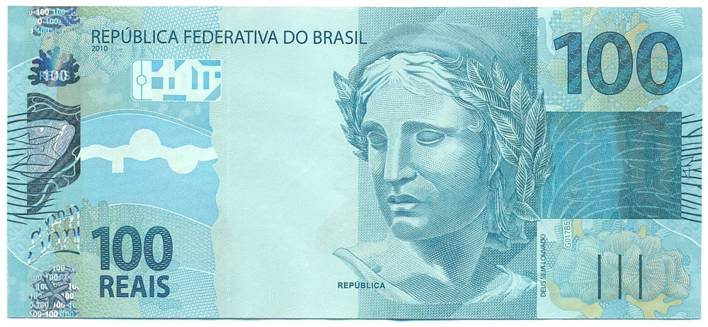 100 реалов 2010 года Бразилия — Фото №1