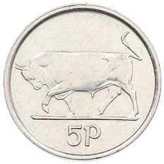 5 пенсов 1998 года Ирландия — Фото №1