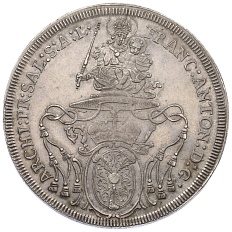 1 талер 1712 года Зальцбург — Фото №2