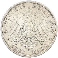 3 марки 1908 года Германия (Пруссия) — Фото №2