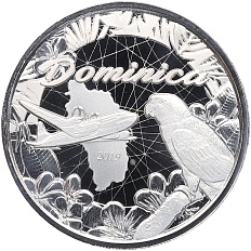 2 доллара 2019 года Восточные Карибы «Доминика» — Фото №1