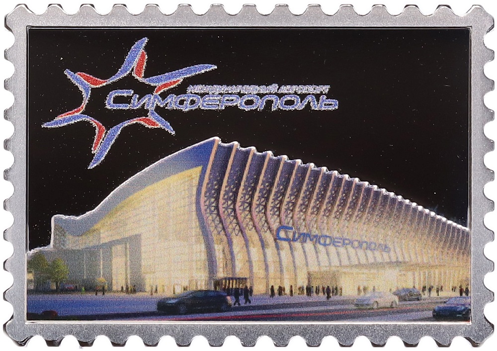 500 франков 2018 года Камерун «Международный аэропорт Симферополь» — Фото №1