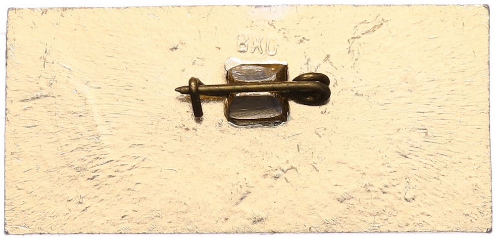 Значок «XII съезд ВТО (Всесоюзное Театральное Общество)» — Фото №2