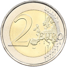 2 евро 2024 года Испания «200 лет Национальной полиции Испании» — Фото №2