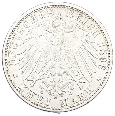 2 марки 1896 года Германия (Бавария) — Фото №2