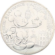 10 евро 2018 года Франция «Микки Маус и Франция — Лотарингия» — Фото №1