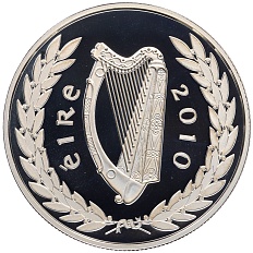 10 евро 2010 года Ирландия «25 лет Президентской премии Gaisce» — Фото №2