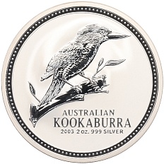 2 доллара 2003 года Австралия «Австралийская кукабара» — Фото №1