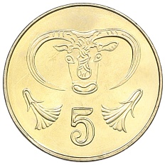5 центов 2004 года Кипр — Фото №1