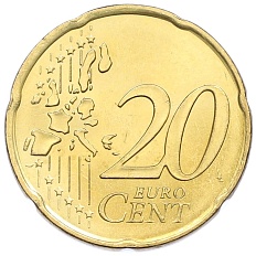 20 евроцентов 2001 года Монако — Фото №2