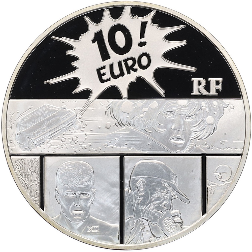 10 евро 2011 года Франция «Герои комиксов — XIII» — Фото №2