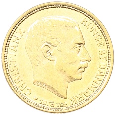 10 крон 1913 года Дания — Фото №1