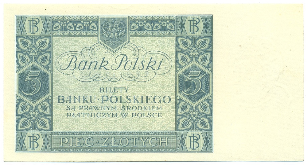 5 злотых 1930 года Польша — Фото №2