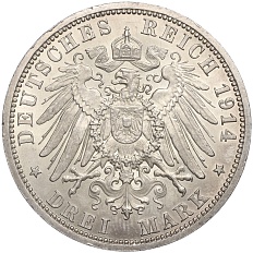 3 марки 1914 года Германия (Пруссия) — Фото №2