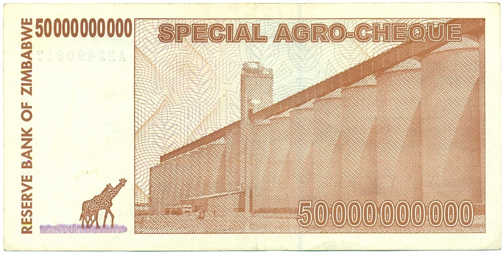50 миллиардов долларов 2008 года Зимбабве — Фото №2