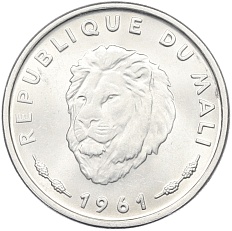 25 франков 1961 года Мали — Фото №1