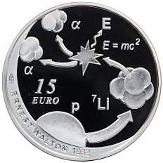 15 евро 2015 года Ирландия «Эрнест Уолтон» — Фото №1