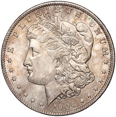 1 доллар 1904 года О США — Фото №1