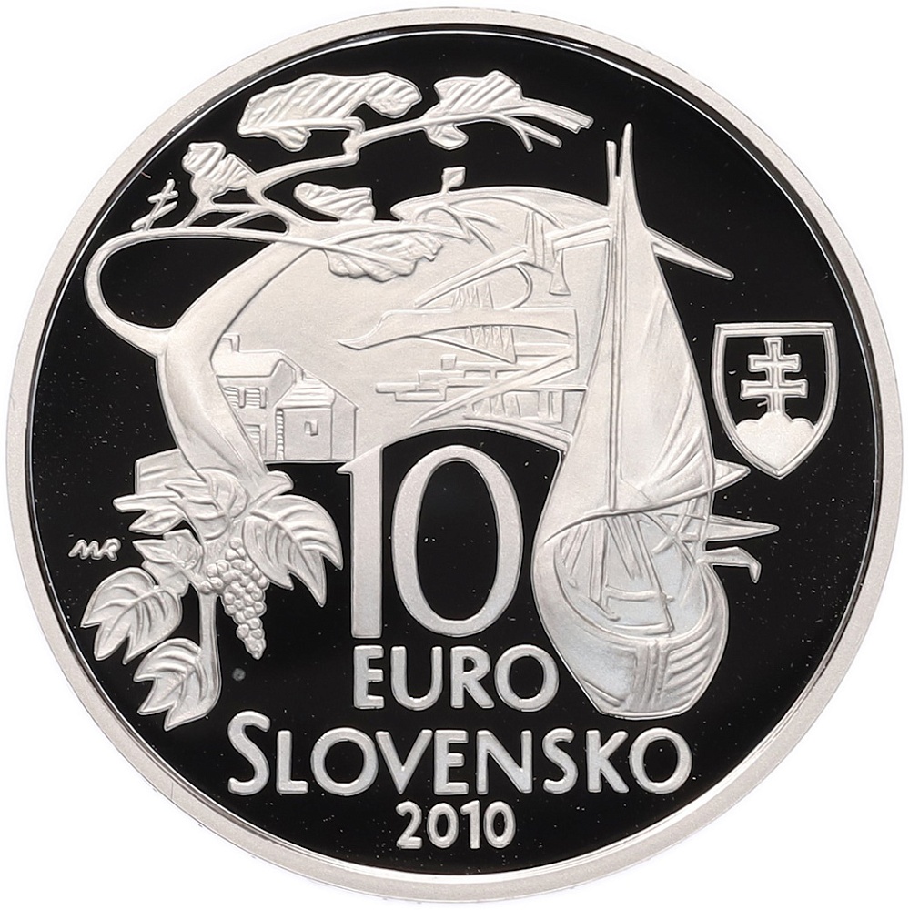 10 евро 2010 года Словакия «150 лет Мартину Кукучину» — Фото №2