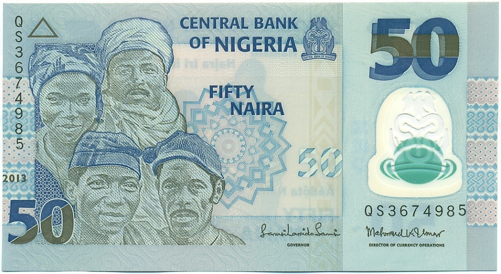 50 найра 2013 года Нигерия — Фото №1