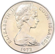 1 доллар 1972 года Острова Кука — Фото №2
