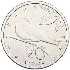 20 центов 2010 года Острова Кука — Фото №1