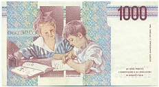 1000 лир 1994 года Италия — Фото №2