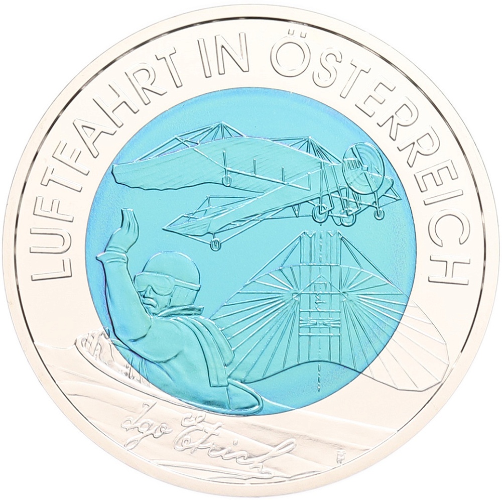 25 евро 2007 года Австрия «Австрийская авиация» — Фото №1