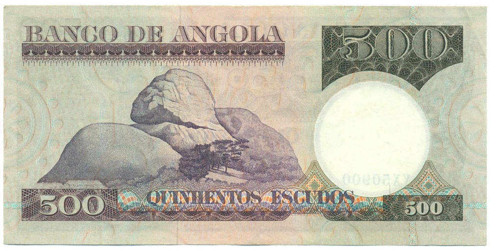 500 эскудо 1973 года Ангола — Фото №2